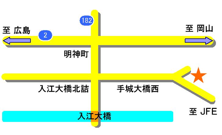 福山教室所在地図
